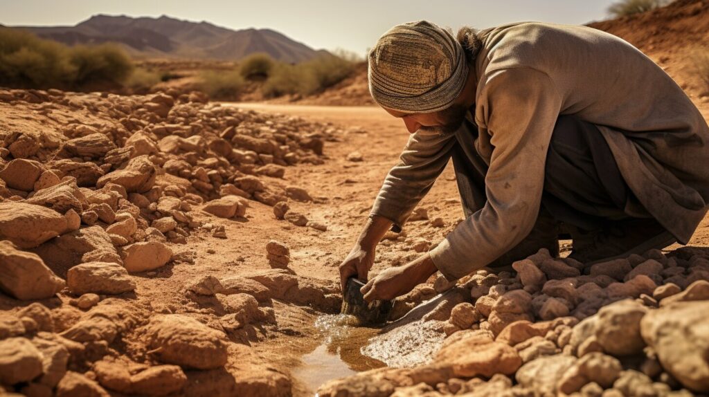 Desert water purification methods