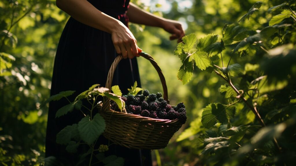 Wild Blackberry Foraging