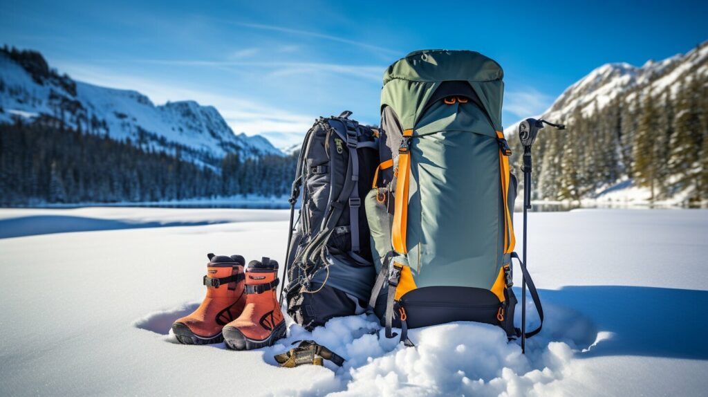 Winter hiking safety gear