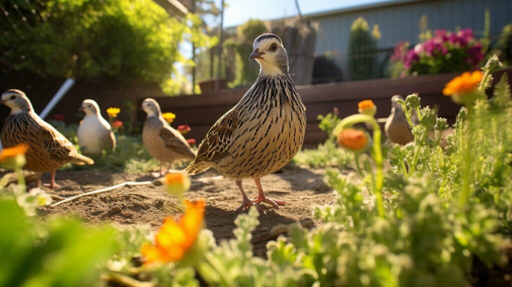 backyard quail as pets