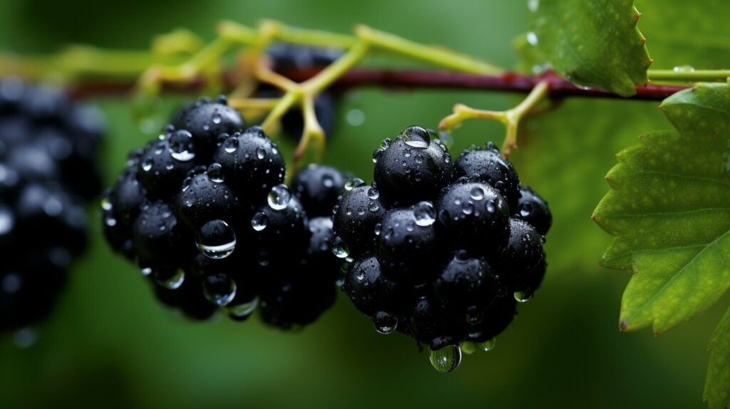 blackberries