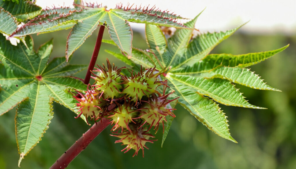 castor bean plant