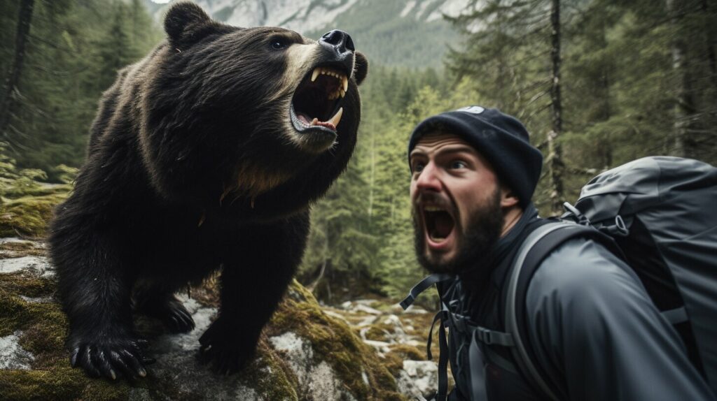 dealing with aggressive black bears