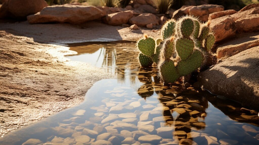 locating and purifying water in desert conditions