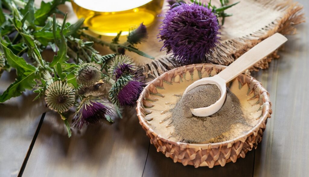 milk thistle table