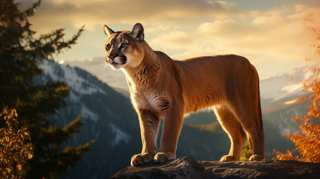 mountain lion in the wild