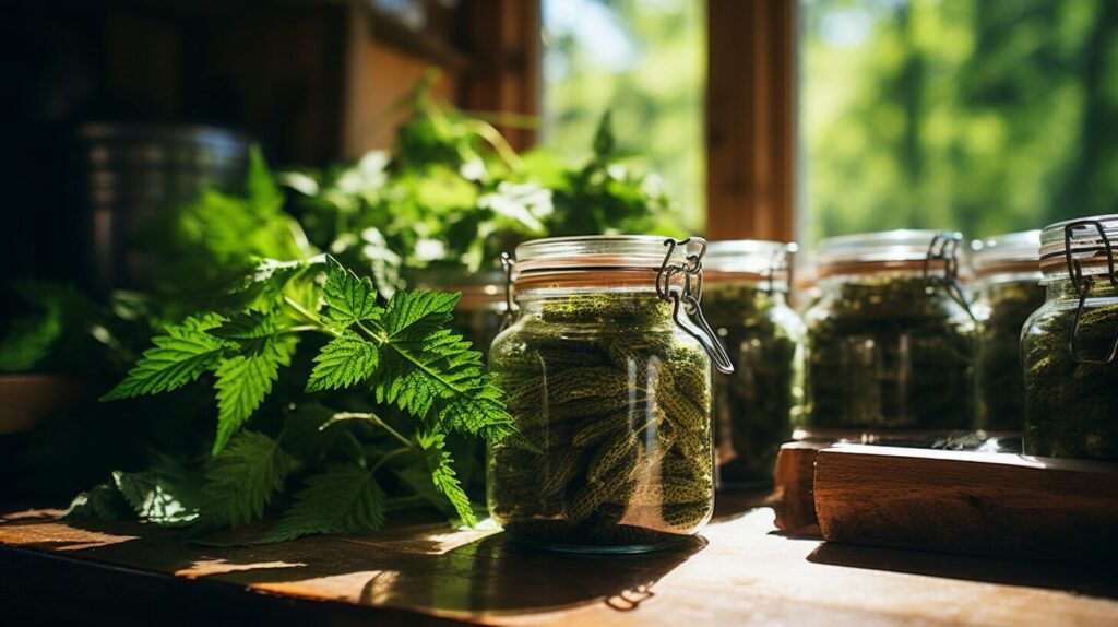 stinging nettles storage