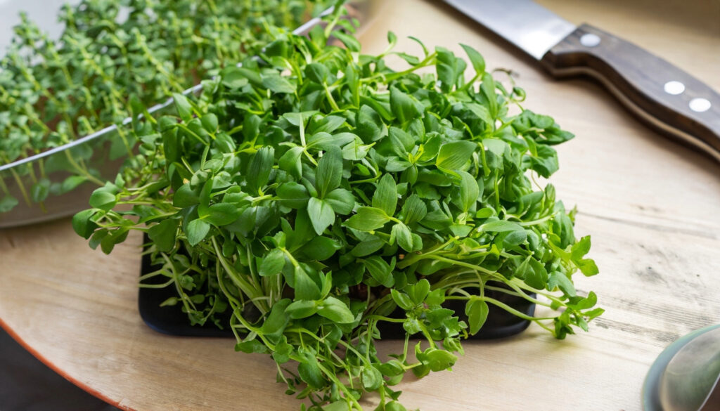 watercress plant table