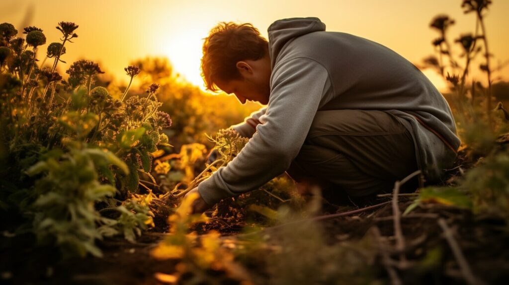 wild plant foraging