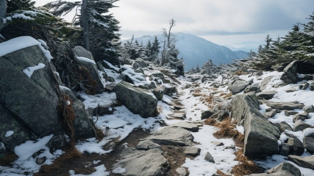 winter hiking trail conditions