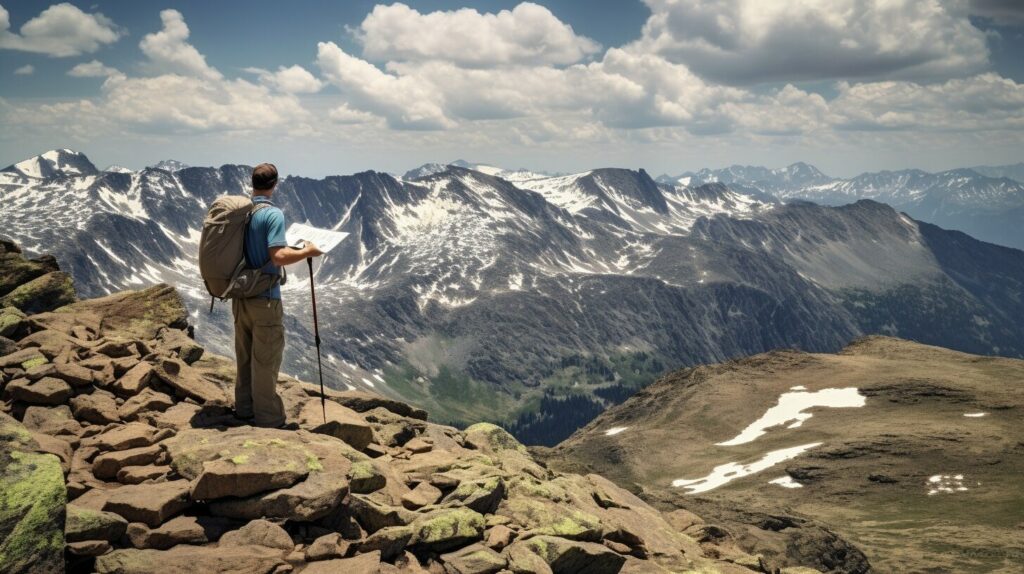 compass navigation for hikers