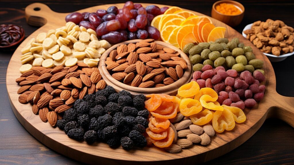 dried fruits and nuts