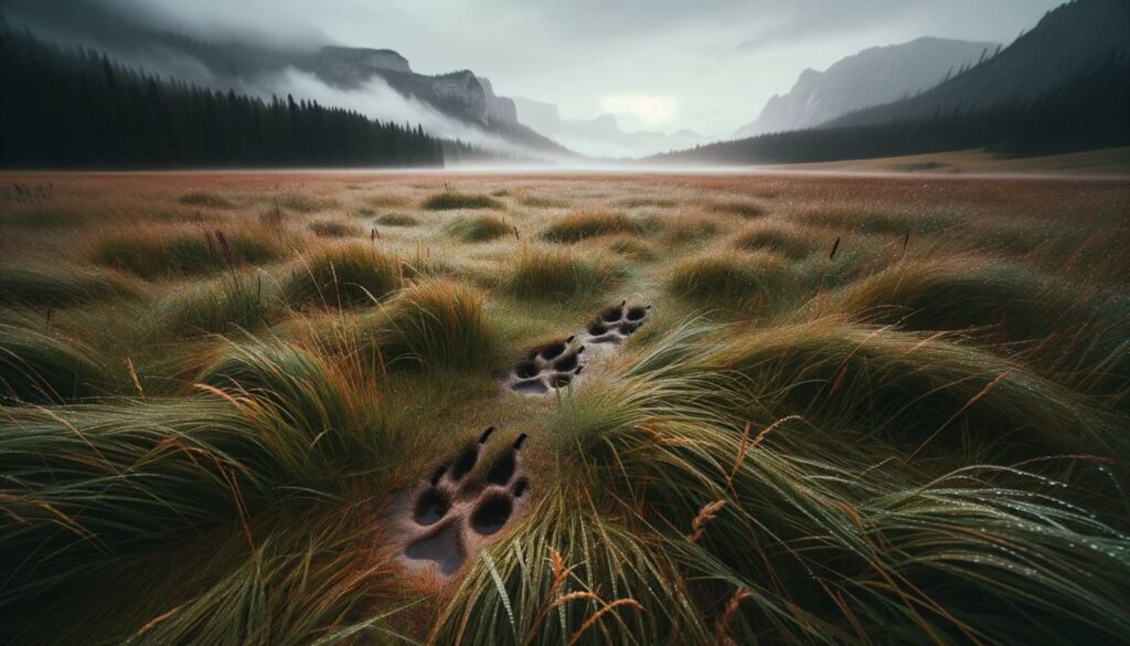 coyote tracks