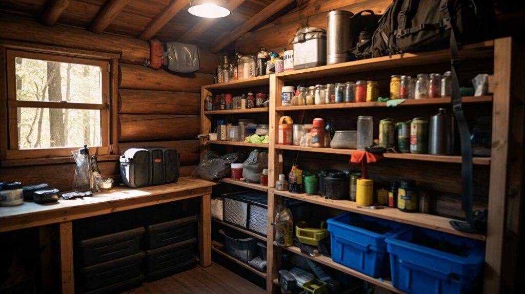 prepper cabin supplies