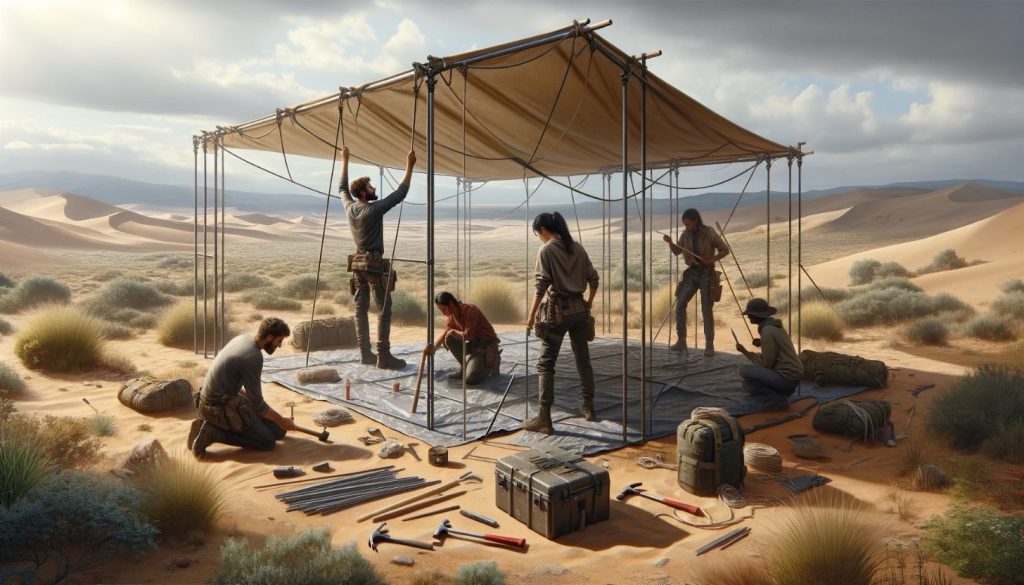 Desert Shelter Construction