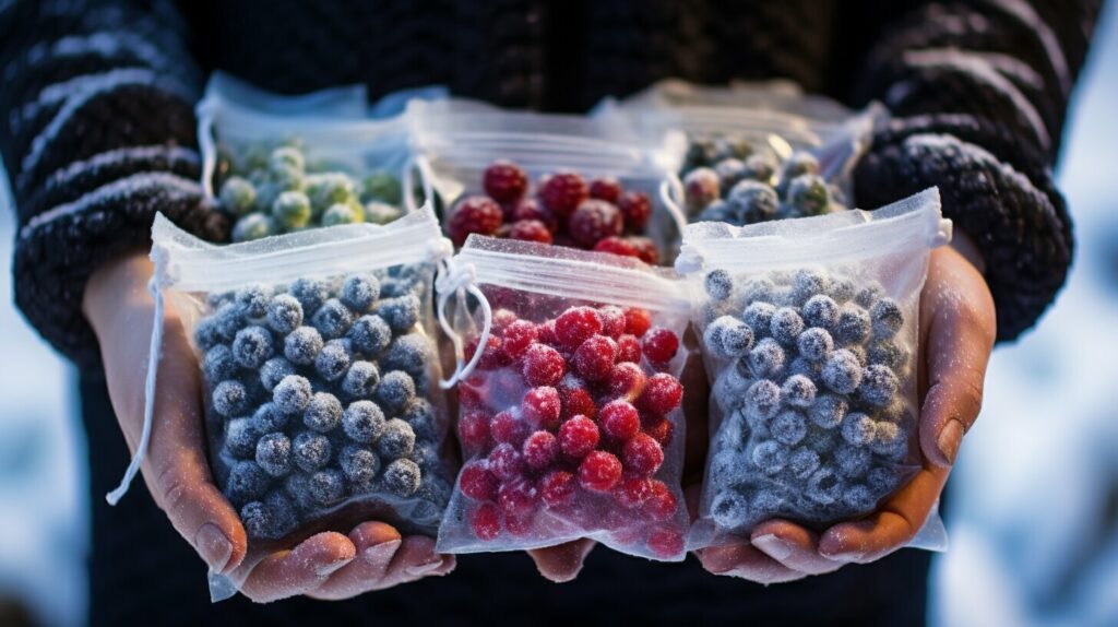 Preserving wild berries