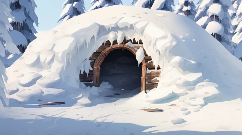 Snow cave