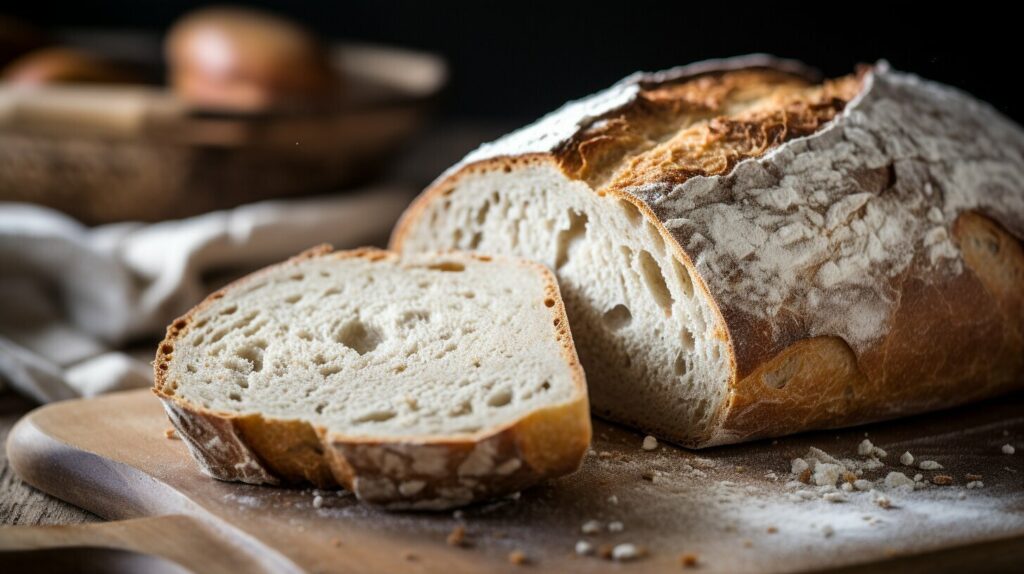 cattail bread loaf