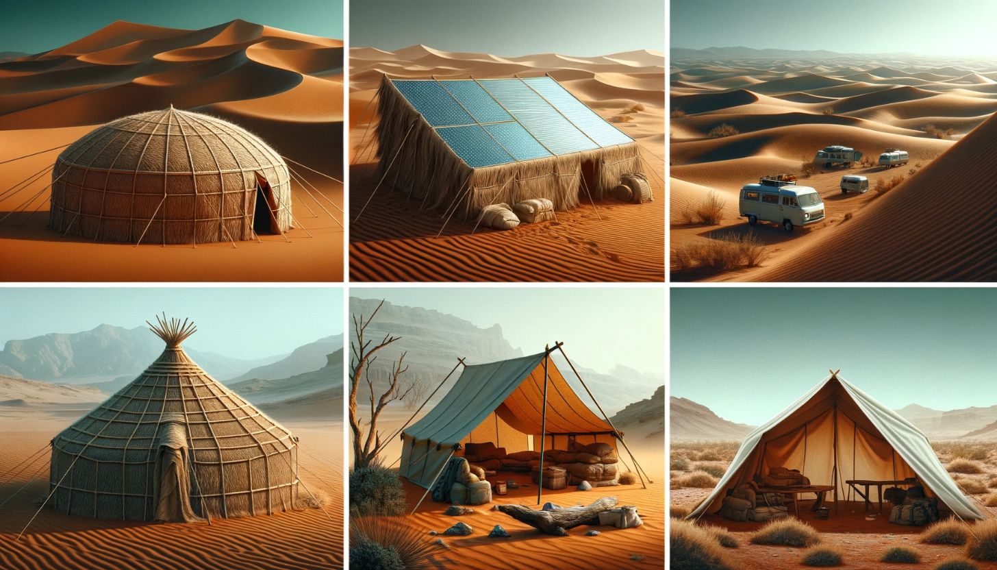 desert shelter types