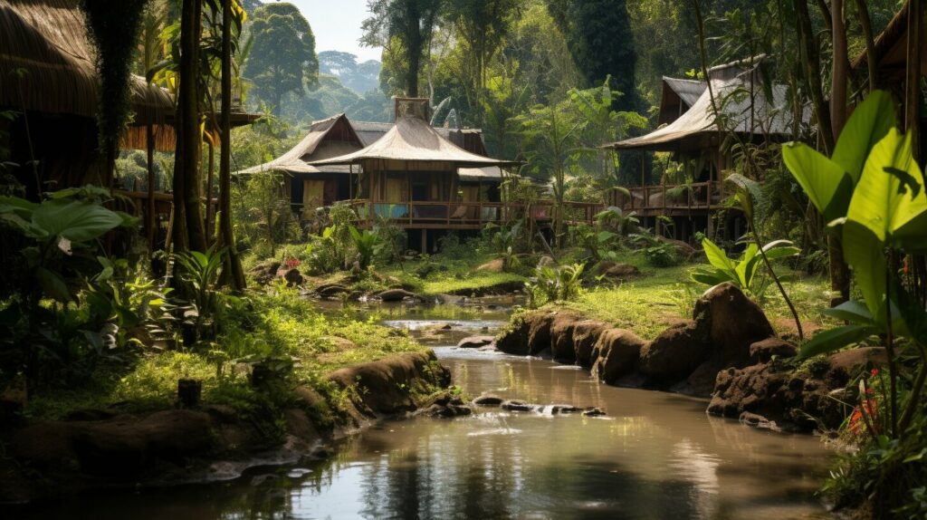 off-grid jungle homes