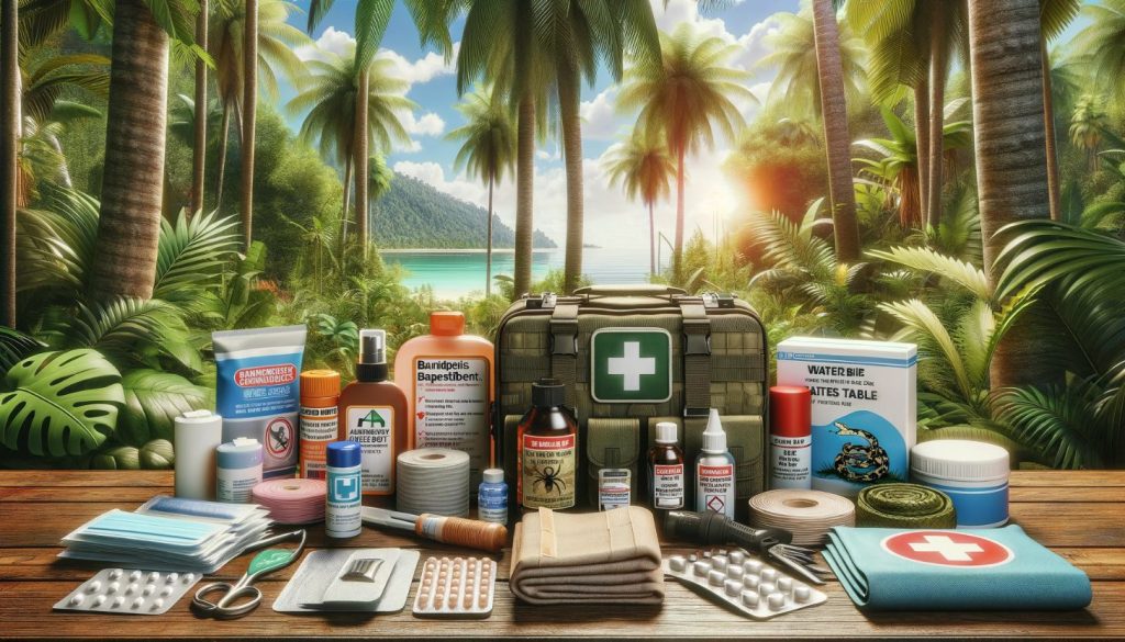 tropical first aid kit